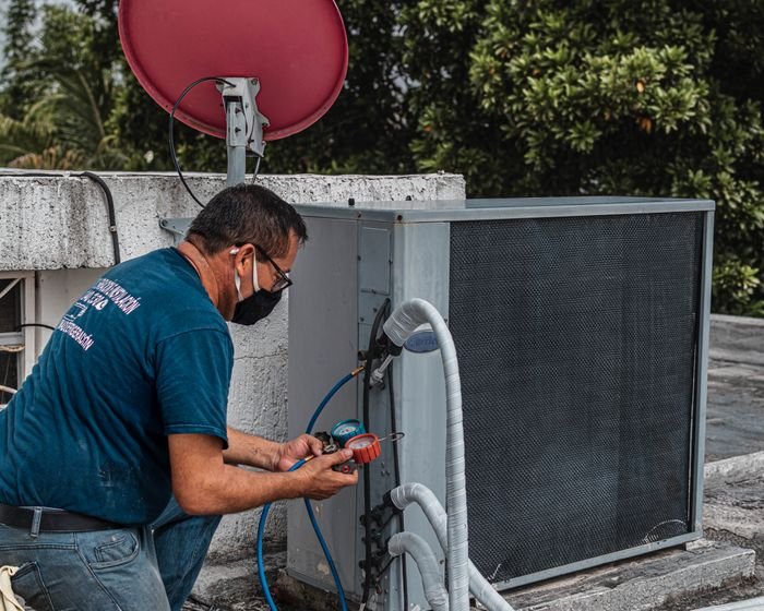 HVAC work in progress